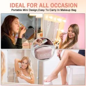 blawless 2 in 1 eyebrow trimmer | 2 In 1 Hair Remover Chargeable , Multi Attractive Color With USB Charging Cable And Cleaning Brush - Image 8