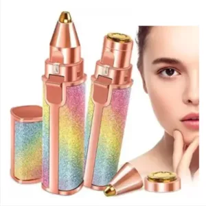 Flawless 2 in 1 eyebrow trimmer | Multi Attractive Color With USB Charging Cable And Cleaning Brush (Copy) - Image 1