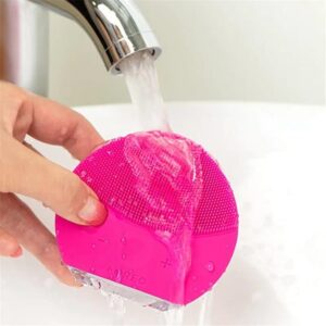 Forever Mini Facial Cleansing Brush For All Skin Types |  Face Massager Electric - All Skin Types Ultra-Hygienic Skincare - Simple Face Wash - Silicone Electric Face Cleanser (Random color) - Image 7