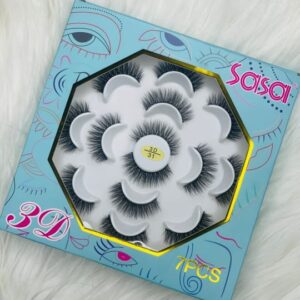 SASA 3D Eyelashes 7 pcs Eyelashes for beautiful eyes - Image 3