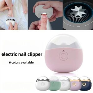 Automatic Electric Nail Clipper Trimmer For Elderly And Children Anti-Splash Home Use Nail Scissors (Random color) - Image 3