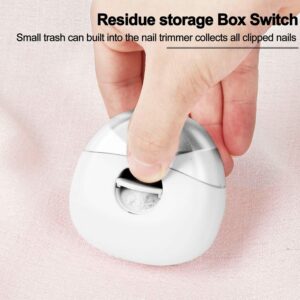 Automatic Electric Nail Clipper Trimmer For Elderly And Children Anti-Splash Home Use Nail Scissors (Random color) - Image 9