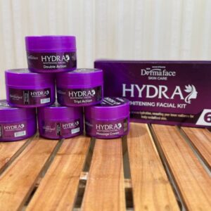 Derma Face Hydra Whitening Facial Kit 6 steps Whitening And Glowing Facial Kit 300ml - Image 5