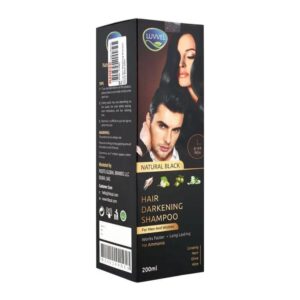 ((NW00022)) (Black )O Fat Hair Darkening Shampoo (200ml) - Image 2