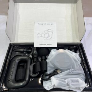 Rechargeable Massager Facial with Belt Model HB-016  04 Massage head attachement for muscle pain relief (random color) - Image 6