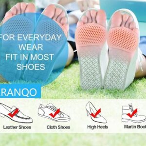 Silicone Gel Half Toe Heel Sleeve | Forefoot Insole Shoes Pain Relief Pads for Men and Women - Image 11