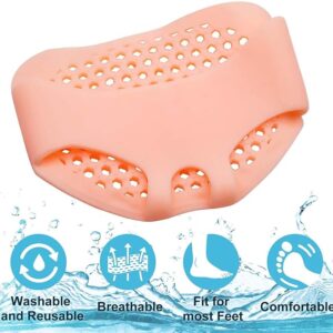 Silicone Gel Half Toe Heel Sleeve | Forefoot Insole Shoes Pain Relief Pads for Men and Women - Image 7