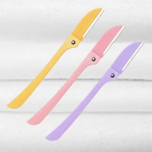 Flamingo S Razor Blades For Shaving Facial Body Hair Eyebrow – 3 Pieces (Random color) - Image 4