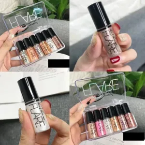 6 PCs set Liquid Glitter Eyeliner, Metallic Shimmer Glitter Eyeshadow, Long Lasting Waterproof Sparkling Eyeliner Eye Shadow - Image 9