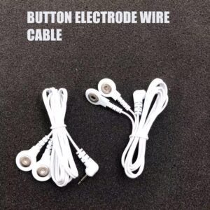 1 Piece Tense Lead/Cable Button Type Use for Tense Massager Accessories Button Electrode Wire Cable - Image 3