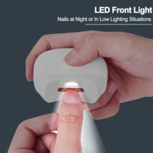 Automatic Electric Nail Clipper Trimmer For Elderly And Children Anti-Splash Home Use Nail Scissors (Random color) - Image 8