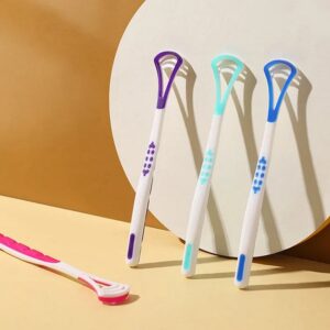 1 Piece Tongue Scraper | Tongue Cleaner | Double Head Tongue Cleaner | Reduce Bad Breath (random color) - Image 6