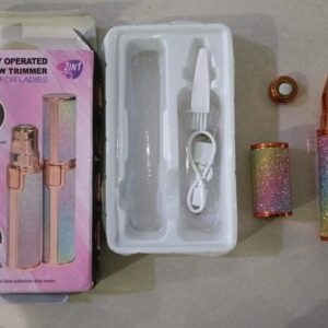 2 In 1 Hair Remover Chargeable , Multi Attractive Color With USB Charging Cable And Cleaning Brush - Image 6