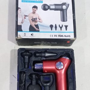 (NW00048) Gun massager lcd display Deep Tissue Percussion Massager  For Pain Relief Mini Massageer Gun (Random Color) - Image 2