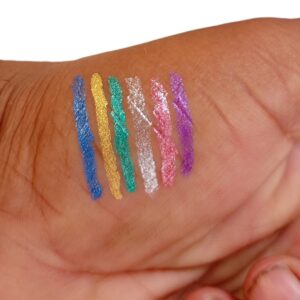 (Pack of 6 ) Rose Touch Glitter  Diamond Eyeliner Waterproof - Image 4