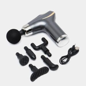 Compact Power Massager Gun with 6 Interchangable heads CY-002 - Image 4