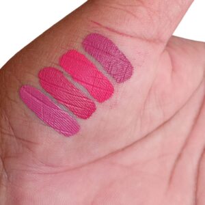Pack of 4  3Q Beauty MATTE VIVED Lipgloss (Waterproof) - Image 6