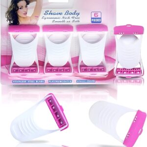Pack of 6 / 12 - Safety Hair Shaving Razors designed for girls & women - Image 2