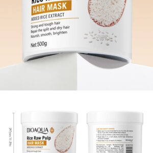Bioaqua Rice Raw Pulp Hair Mask 500g - Image 3