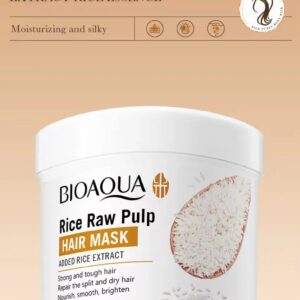 Bioaqua Rice Raw Pulp Hair Mask 500g - Image 4