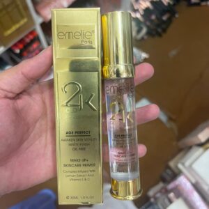 Emelie Paris 24K Gold Age Perfect Makeup+Skincare Primer (30ml) - Image 10