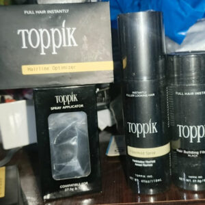 Toppik Hair Building Fiber 4-in-1 Combo Pack. This set includes Toppik Hair Fiber, Fiber Hold Spray, a Spray Applicator Pump, and a Hairline Optimizer Comb - Image 5
