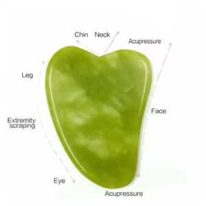 Flawless Jade Roller With Stone (Marble) - Image 3