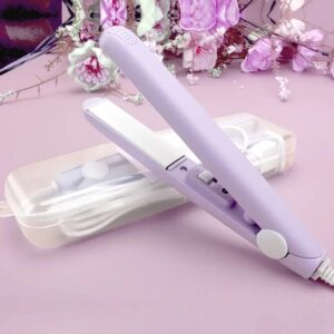 Mini Portable Hair Straightner / air smooth, silky, frizz-free and healthy.  (With Packing Box) (random color) - Image 4