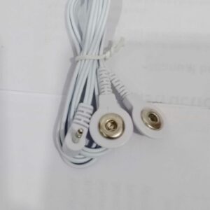 1 Piece Tense Lead/Cable Button Type Use for Tense Massager Accessories Button Electrode Wire Cable - Image 2