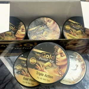 Soft Shine 24K Gold Facial Kit Whitening Facial Kit 6 steps Whitening And Glowing Facial Kit 300ml - Image 5
