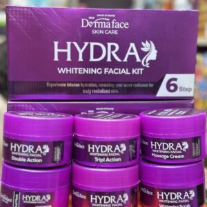 Derma Face Hydra Whitening Facial Kit 6 steps Whitening And Glowing Facial Kit 300ml - Image 2