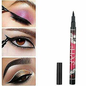 (Pack of 06) YANQINA 36H Precision Liquid Waterproof Eyeliner Pencil | Eye Liner (Black) - Image 5