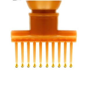 (Pack of 20) Hair dye bottle | Hair Oil Applicator Bottle, Root oiling Comb bottle for Hair Coloring, Shampoo, Oiling, Dye, and Scalp Treatment for home & commercial ( Empty Bottle) - Image 6