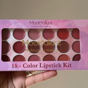 Moccallure Professional 18-Colors Lipstick Kit – Long-Lasting, Hydrating & Compact | Unisex Makeup Set - Image 5