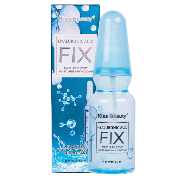 Kiss Beauty Hyaluronic Acid Fix Makeup Fix Spray | Hydration & Antioxidant Protection 180 ml