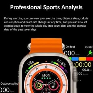 S8 Ultra Series 8 Smart Watch - Wireless Charging - Bluetooth Call Watch (Random Color) - Image 6