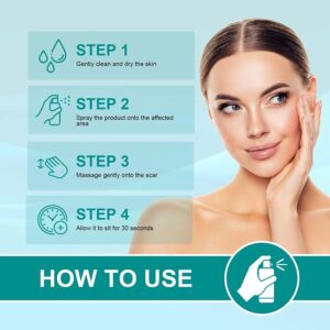 Scar Remove,Scar Remove Medical Grade Scar Spray,Medical Grade Scar Removal Spray,Scar Removal Spray,Scar Remove Spray,Scar Spray,Advanced Acne Scar Treatment for Face (1Pcs) - Image 6