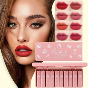 10pcs Dragon Ranee Lipsticks Set Waterproof & Long-lasting | Best Quality Waterproof Lipgloss Set - Lipgloss Set For Girls | Lipgloss Kit For Women - Image 5
