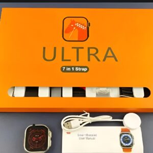 Waterproof 7-in-1 Ultra Smart Watch 2.01 with 2.1-inch Full HD Screen with Series 8 Wireless Charging and 7 Straps(Random colors) - Image 19