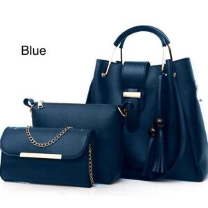 New Collection 3pcs set Soft Leather Hand bag - Image 1