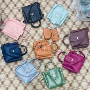 New Collection 3pcs set Soft Leather Hand bag - Image 3