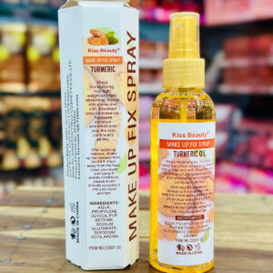 1 Pc Kiss Beauty Makeup Fix Spray – Turmeric Oil Infused – Set Your Look & Nourish Your Skin Glow All Day. 150ml - Image 4