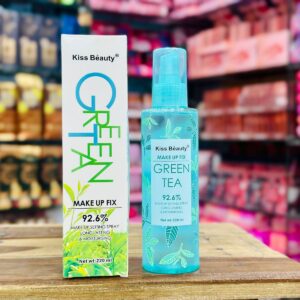 Kiss Beauty Green Tea Makeup Fix Setting Spray – 220ml | Best Quality Makeup Fix Setting Spray - Image 2