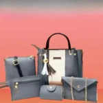Cynthetic Leather 5pcs Set Ladies Bag