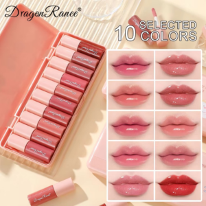 Dragon Ranee - 10 Mini Cartoon Mirror Lip Gloss Set | Best Quality Lipgloss Set | Lipgloss For Girls | Lipgloss For Women - Waterproof Lipgloss Set - Image 4