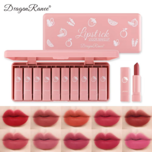 10pcs Dragon Ranee Lipsticks Set Waterproof & Long-lasting | Best Quality Waterproof Lipgloss Set - Lipgloss Set For Girls | Lipgloss Kit For Women - Image 6