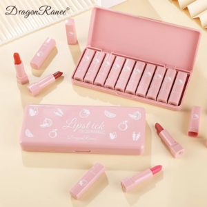 10pcs Dragon Ranee Lipsticks Set Waterproof & Long-lasting | Best Quality Waterproof Lipgloss Set - Lipgloss Set For Girls | Lipgloss Kit For Women - Image 7