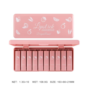 10pcs Dragon Ranee Lipsticks Set Waterproof & Long-lasting | Best Quality Waterproof Lipgloss Set - Lipgloss Set For Girls | Lipgloss Kit For Women - Image 8