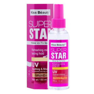 Kiss Beauty Makeup Fix Spray – Super Star Glow Edition | Shine Like a Star, Stay Flawless All Day! 150ml