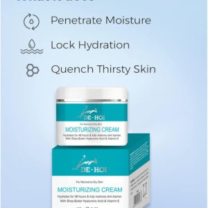 DE-HOI Moisturizing Cream 100g – Deep Hydration for Rejuvenated, Refreshed, and Brighten Skin - Image 12